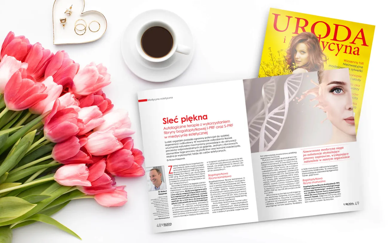 Fibryna bogatopłytkowa komórkowa I-PRF i strukturalna S-PRF w medycynie estetycznej